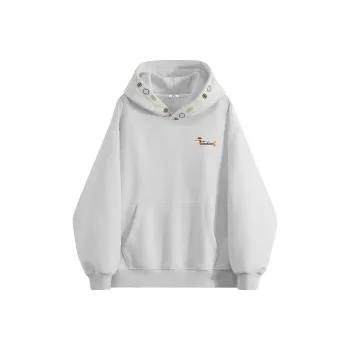 Warrior Huichao Riding The Wind Collection Sweatshirt Unisex White Heather Gray