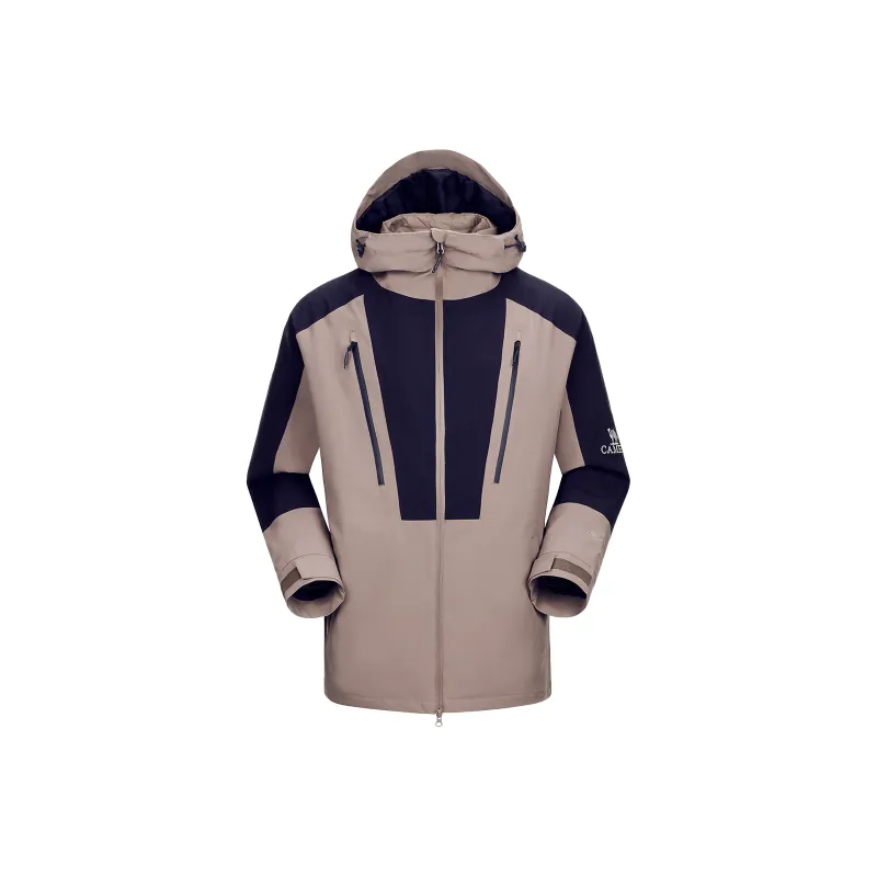 CAMEL Waterproof, Windproof, Breathable, Abrasion Resistant, Thermal Windbreaker Jacket Unisex-3
