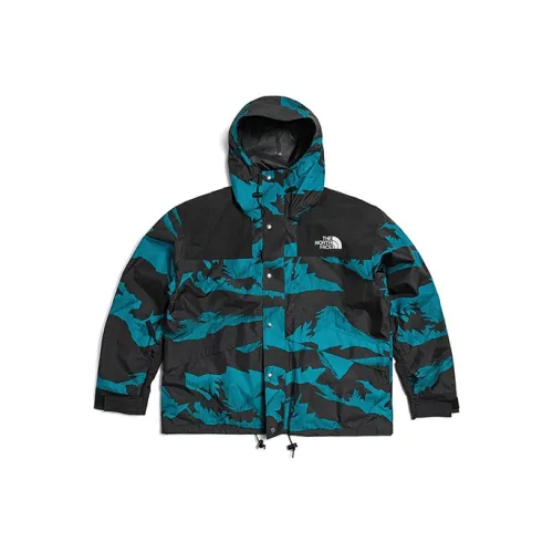 THE NORTH FACE 1986 Series Outdoor Hiking Waterproof And Windproof Windbreaker Jacket Unisex Blue Black