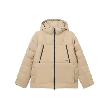 LACOSTE Down Jacket Men's Milk Coffee