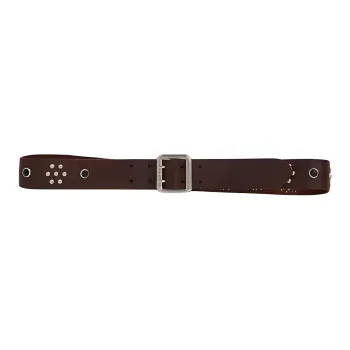Ralph Lauren Cow Leather Leather Belts Unisex Brown 3.8CM