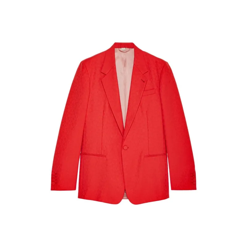 GUCCI SS24 Business Suit Coat Men's Bright Red-0