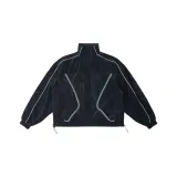 Alice Olivia Avis multi-pocket tweed jacket