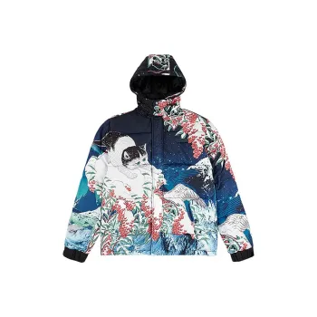 RIPNDIP Puffer Jackets Unisex Blue