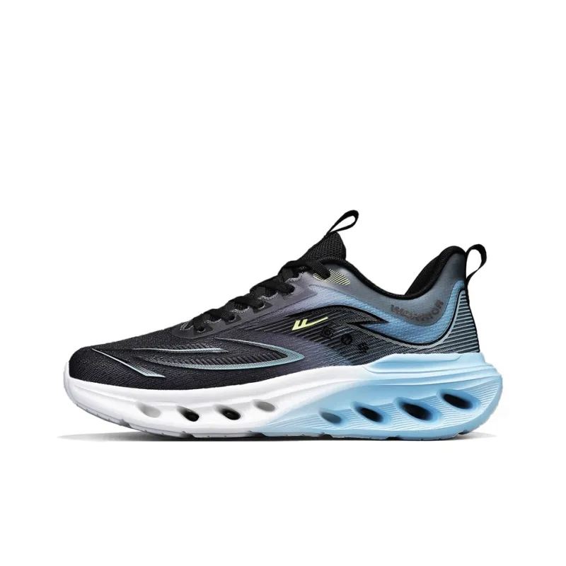 WARRIOR Running Shoes Men Low Top White Blue/White Orange/Black Blue-14