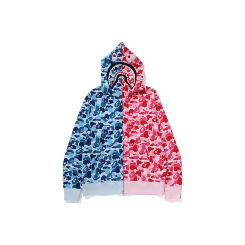 Bape Abc Camo Separate Shark Full Zip Hoodie-5