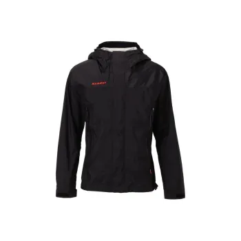 MAMMUT Outdoor Hiking Water Resistant Windbreaker Jacket Men's Black