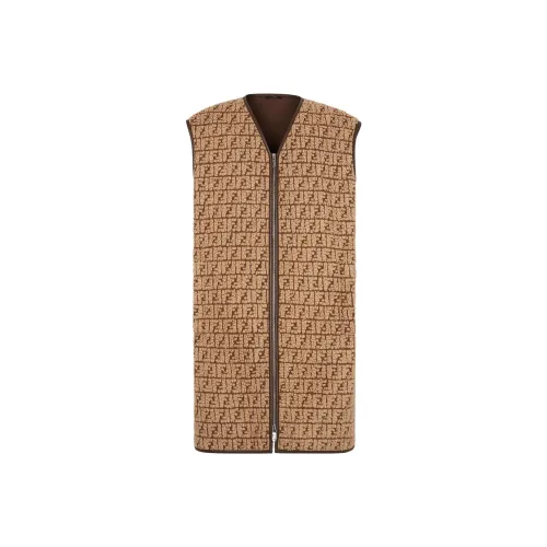 FENDI FF monogram Fleece Gilet