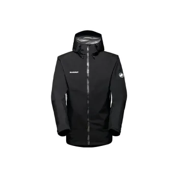 MAMMUT Convey Tour HS Outdoor Hiking Waterproof, Windproof, Breathable, Super Light Windbreaker Jacket Men's Black