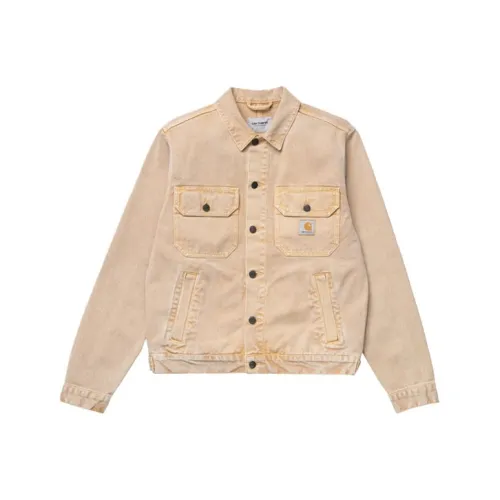 Carhartt WIP Denim Jackets Men Khaki