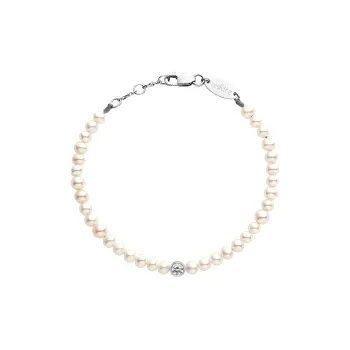 Redline Pearl Diamonds In 18K White Gold Bracelets Women's White