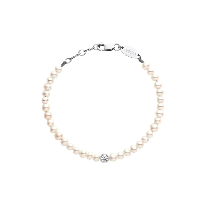 Redline Pearl Diamonds In 18K White Gold Bracelets Women's White-0