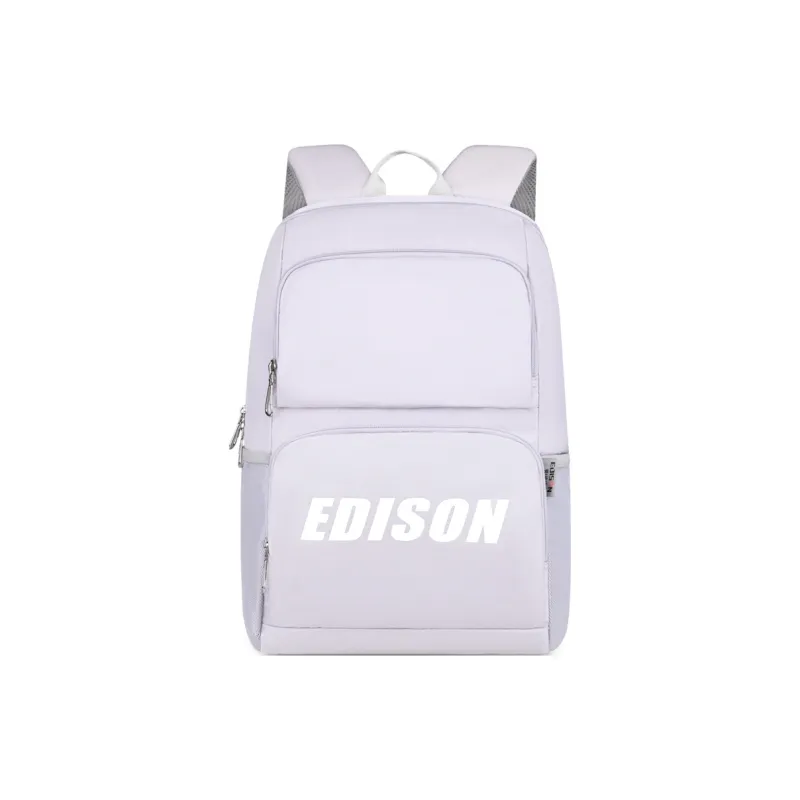 EDISON School Travel Nylon Backpack Unisex Multicolor-16
