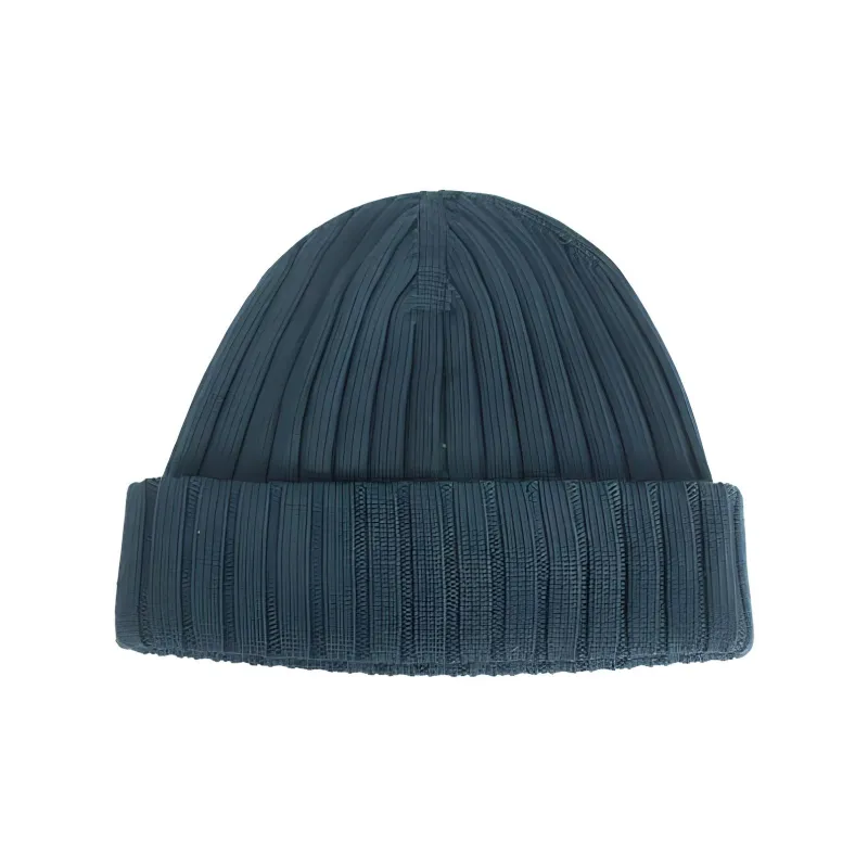 WOOLRICH Logo Patch Ribbed Beanie-1