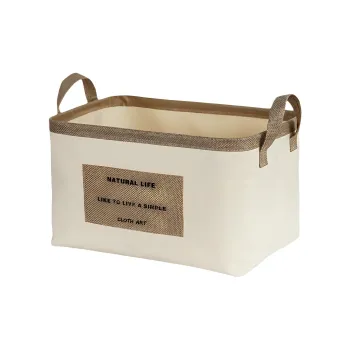 ALOENEY Fabric Storage Bag Unisex Khaki