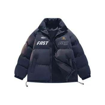 FASTFISH Puffer Jacket Unisex Navy Blue