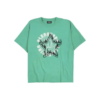 PLEASURES T Shirts Men Green