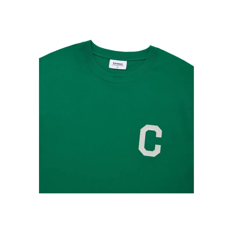 COVERNAT SS24 T Shirt Unisex Green-3