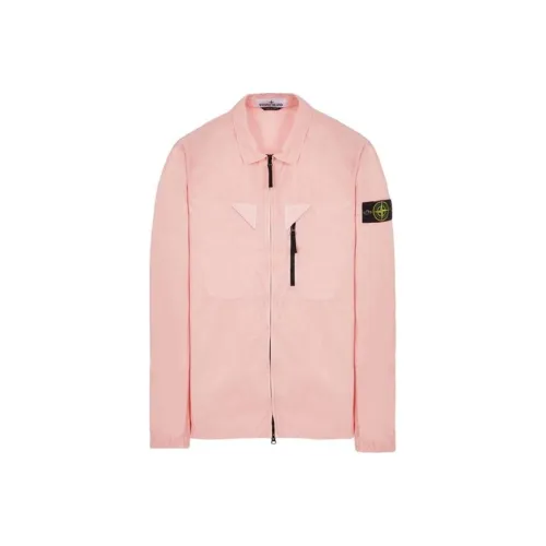 STONE ISLAND SS23 Jackets Coats Men's Pink