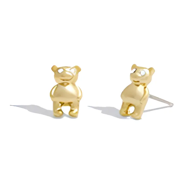COACH Copper Necklace & Stud Earrings Set Women's Gold-1