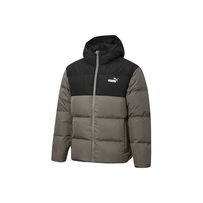 PUMA Down Jackets Men Gray-0