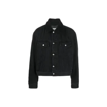 MM6 Maison Margiela FW22 Denim Jacket Men's Black
