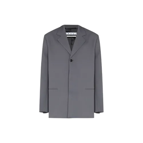 OFF WHITE Crease Single breasted Blazer