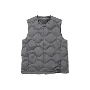 UNIQLO Vests Men Sky Gray