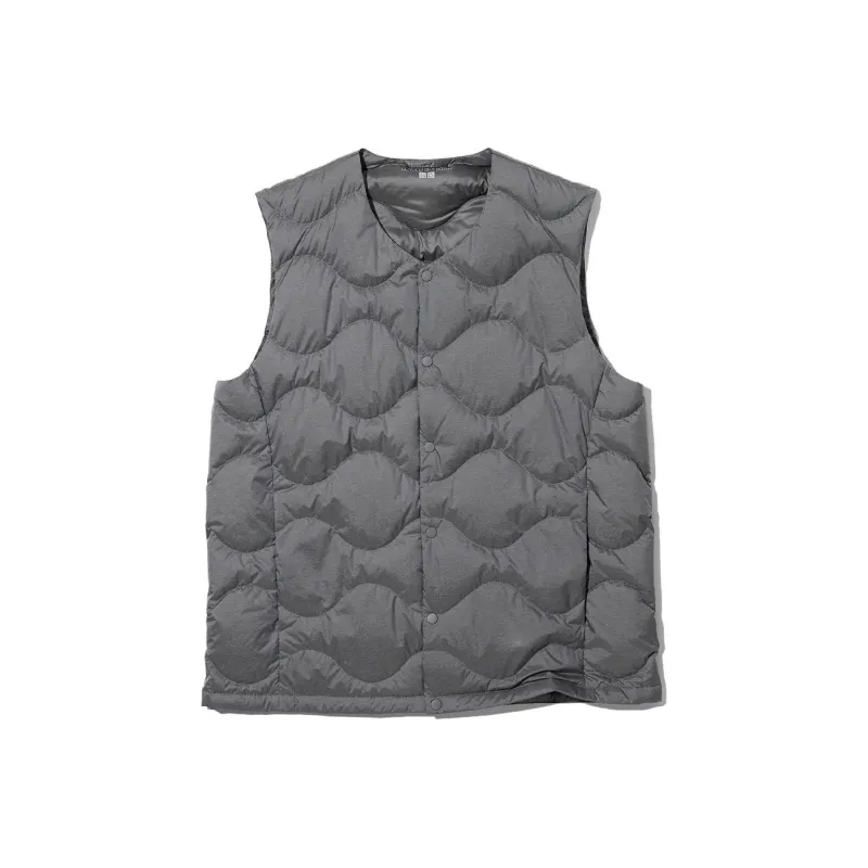 UNIQLO Vests Men Sky Gray-0