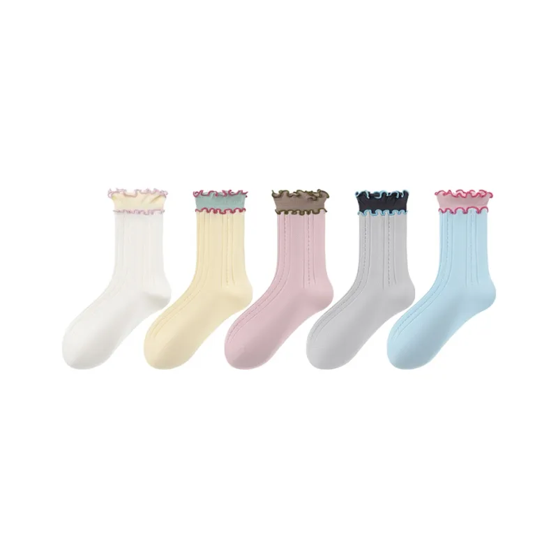 SHIWAJI Mid Calf Socks Women's Combo Set-11