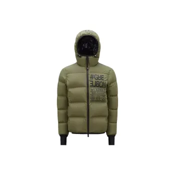 Moncler Grenoble Adret Logo Printed Padded Jacket