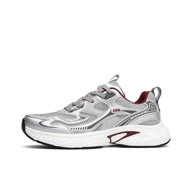 K bird Cushioning, Slip Resistant, And Abrasion Resistant Low Top Chunky Sneakers Men's-6