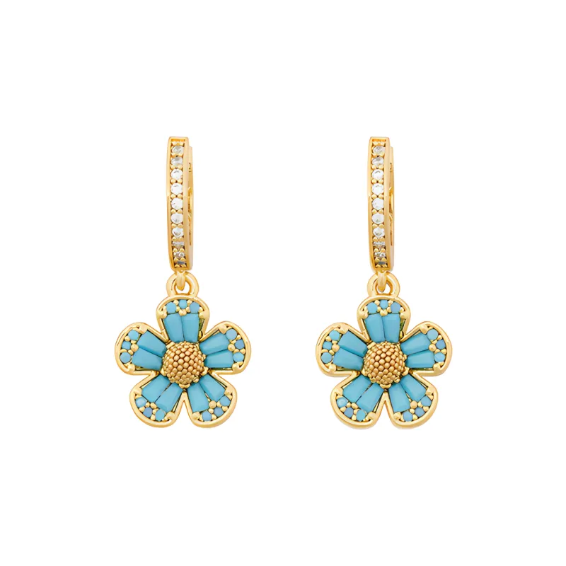Kate Spade Copper Earrings Women's Blue-0