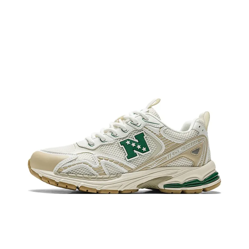 NFL Runner Low Top Casual City Commute Running Shoes Unisex Beige Green-0