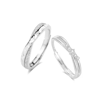 BLANK IN BLANK Sterling Silver Rings Unisex
