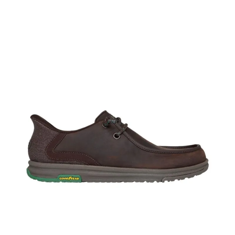 Skechers Melson Low Top Casual Shoes Men's Brown-1