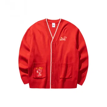 CHAOJIANTA x SNOOPY Knitwear Unisex Classic Red