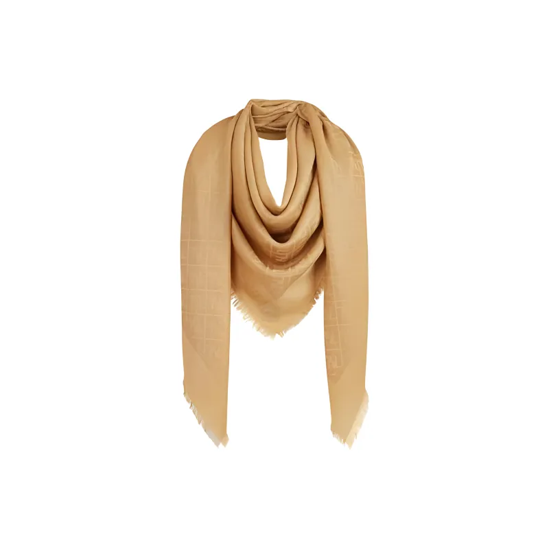 FENDI Knit Scarves Women's Yellow-0