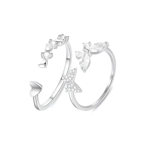TRUE ME S925 Silver Rings Women's