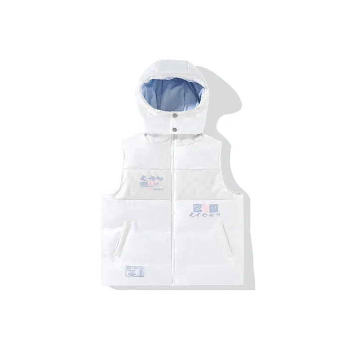 LAMLICKA Vests Unisex White-0