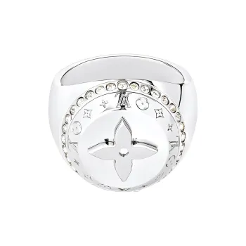 LOUIS VUITTON Rings Unisex Silver