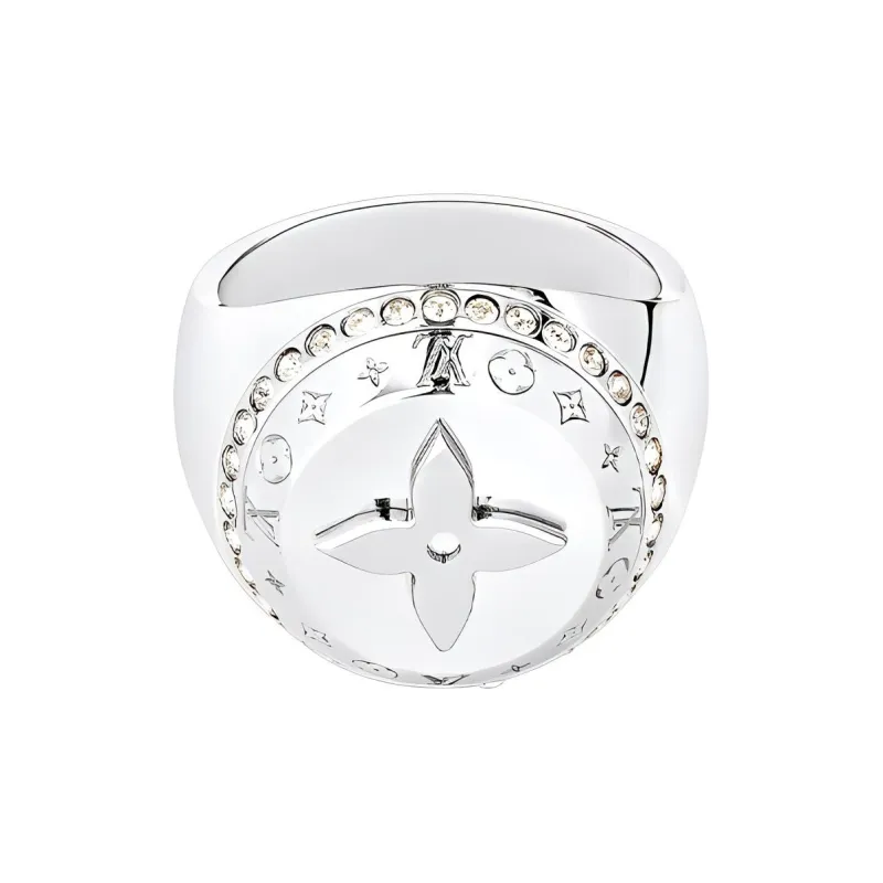 LOUIS VUITTON Rings Unisex Silver-0