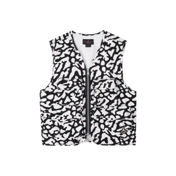 JORDAN Flight Heritage Vests Men Phantom Gray White