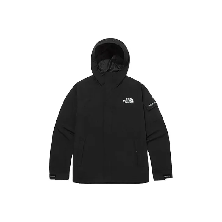 THE NORTH FACE Water Resistant Windbreaker Jacket Unisex Black-0