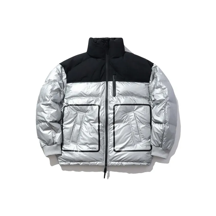 LiNing Down Jacket Men's Silver-0