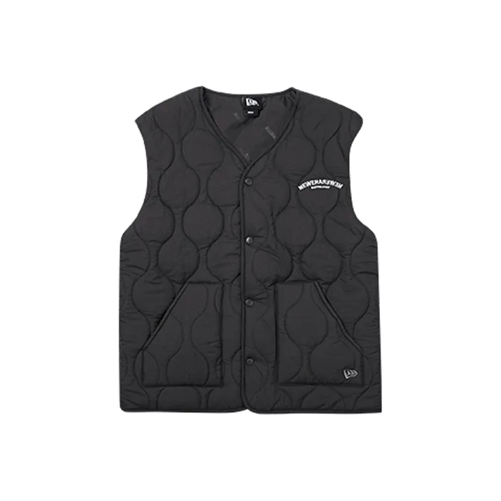 New Era Vests Unisex Black-0