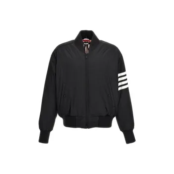 THOM BROWNE 4 Bar Bomber Jacket