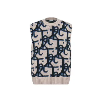 DIOR X Cactus Jack Oversized Sleeveless Sweater
