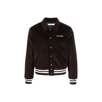 SPORTY & RICH Embroidered logo Bomber Jacket