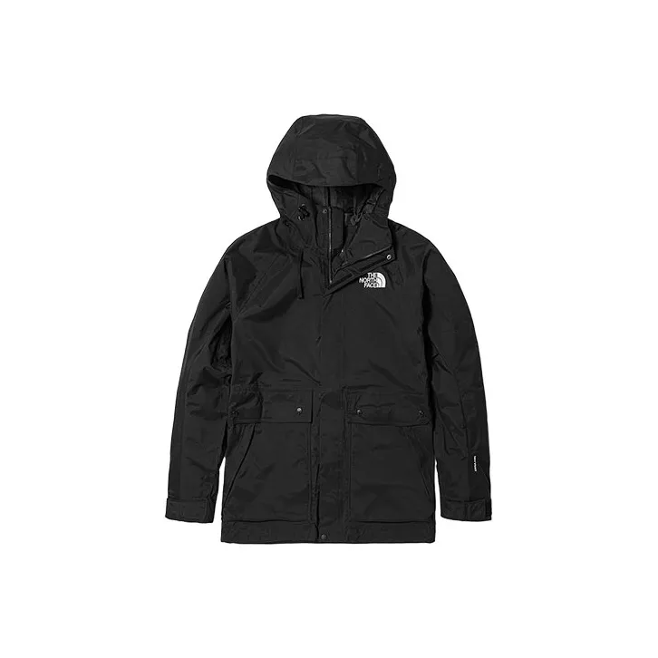 THE NORTH FACE City Outdoor Collection Waterproof And Windproof Windbreaker Jacket Men's Black-0